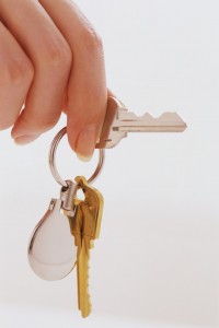 Hand Holding Set of House Keys