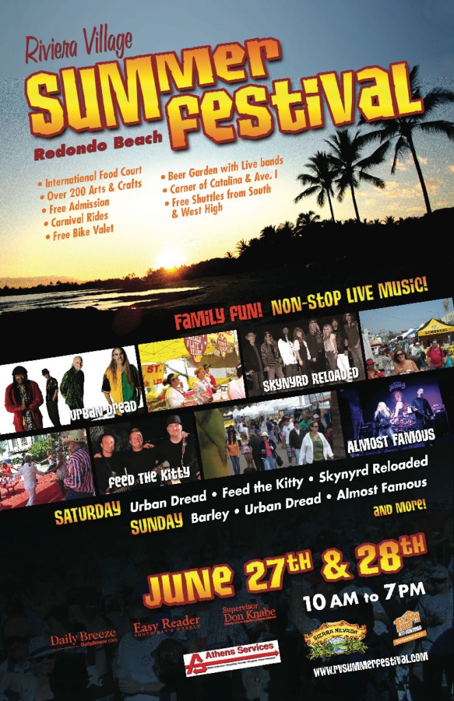 2015 Riviera Village Summer Festival Poster 